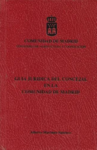 Image of Guia juridica del concejal en la comunidad de madrid